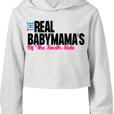 Baby Mama Cropped Hoodie